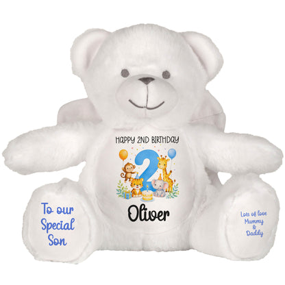 angel bear teddy personalised teddy bear