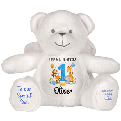 angel bear teddy personalised teddy bear