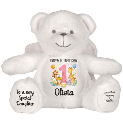 angel bear teddy personalised teddy bear