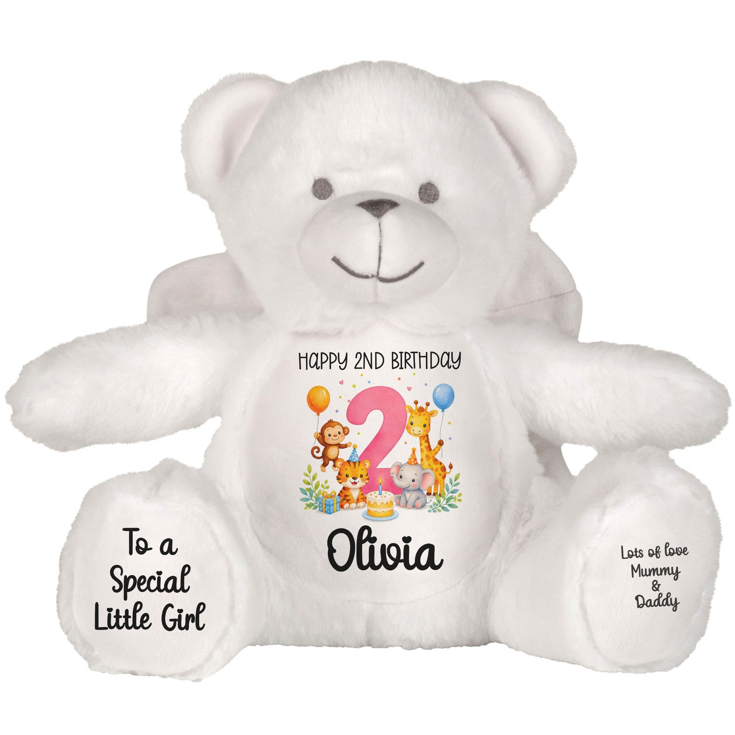 angel bear teddy personalised teddy bear