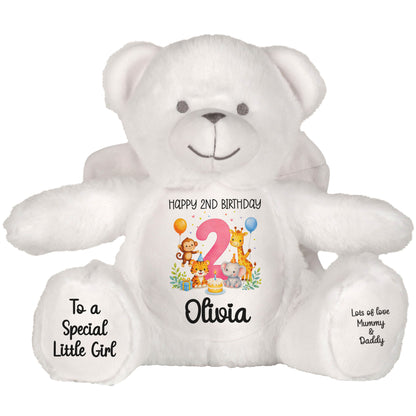 angel bear teddy personalised teddy bear