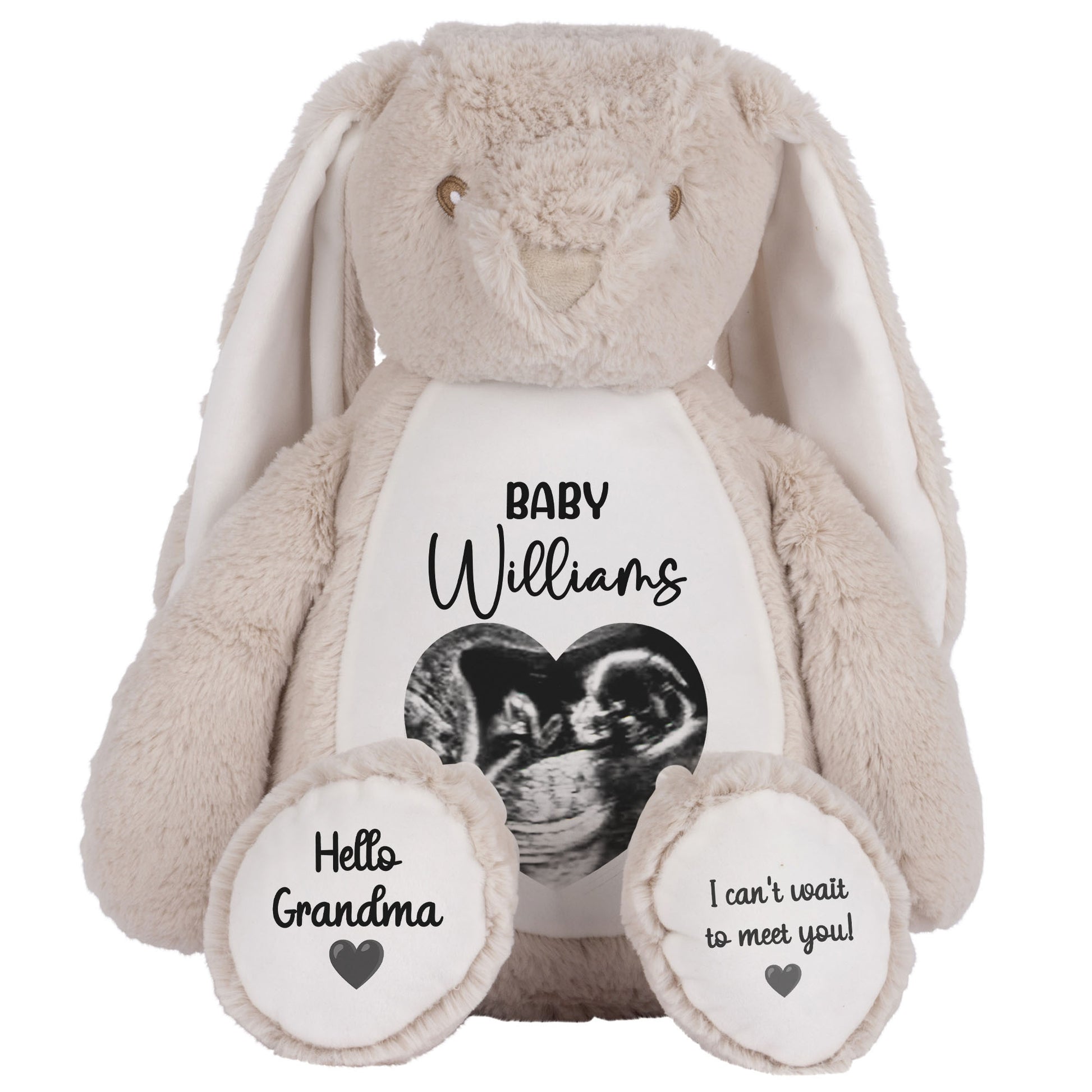 brown bunny teddy personalised teddy bear