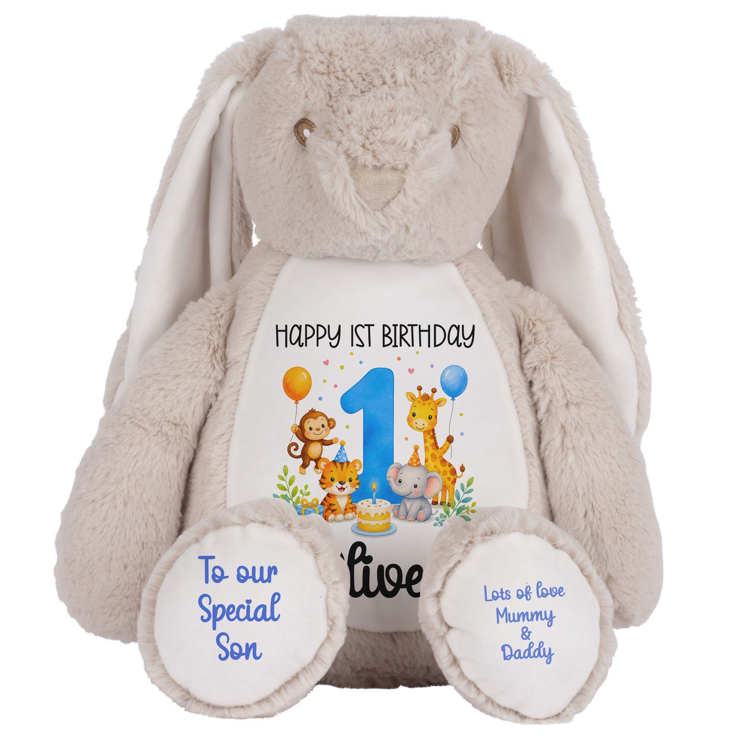 brown bunny teddy personalised teddy bear