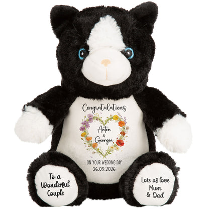 cat teddy personalised teddy bear