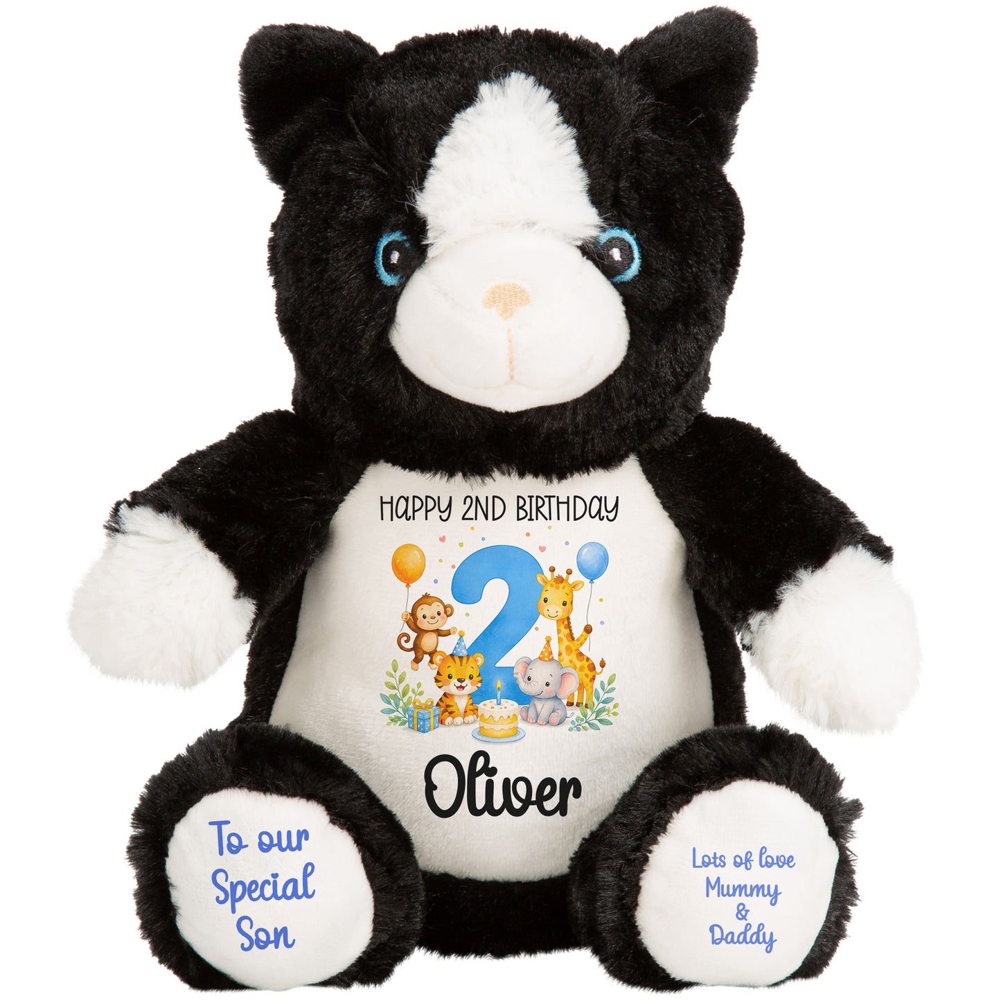 cat teddy personalised teddy bear
