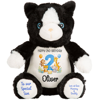 cat teddy personalised teddy bear