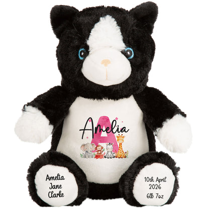 cat teddy personalised teddy bear