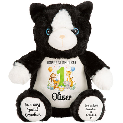 cat teddy personalised teddy bear