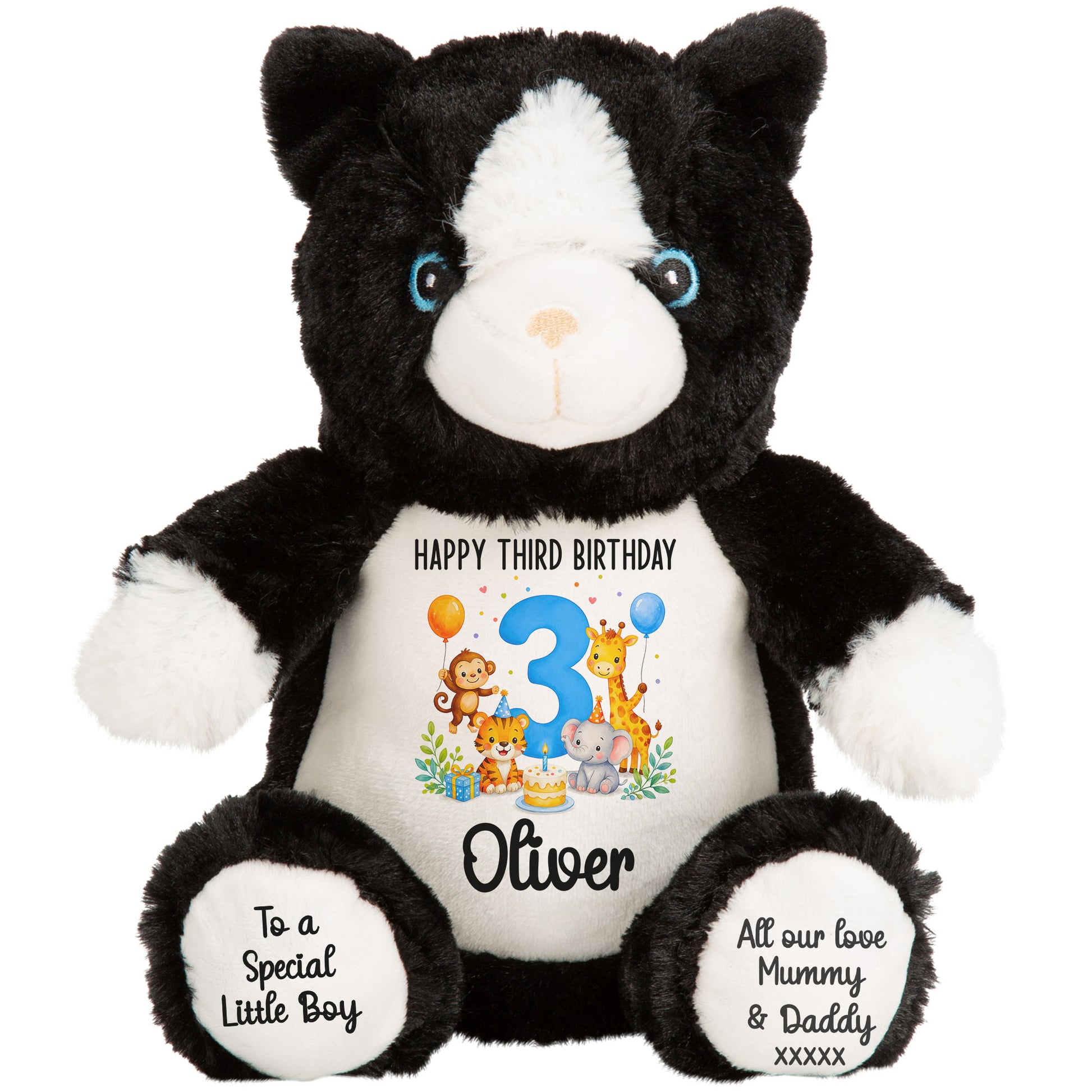 cat teddy personalised teddy bear
