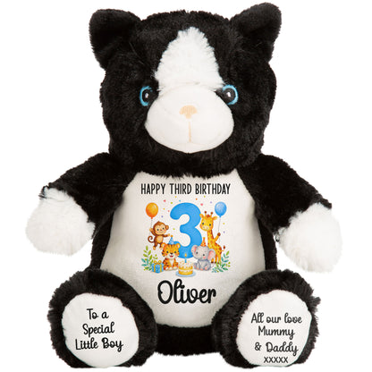 cat teddy personalised teddy bear