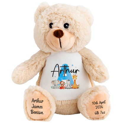 classic teddy bear personalised teddy bear