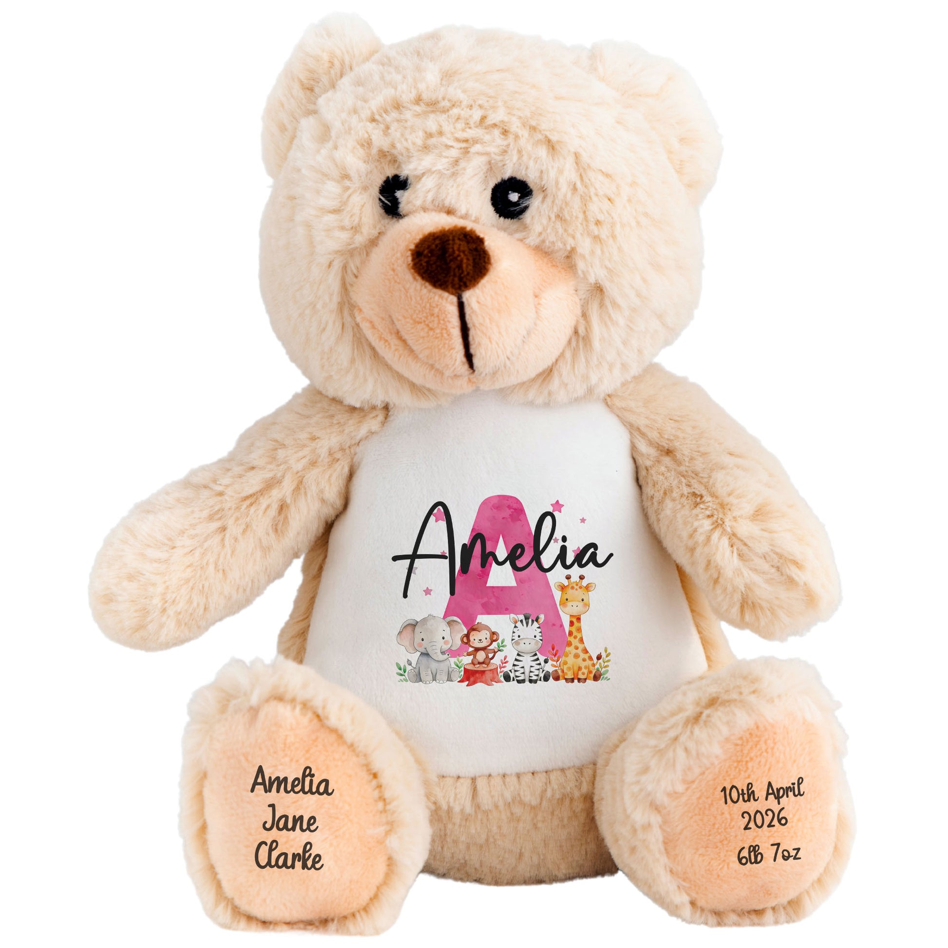classic teddy bear personalised teddy bear