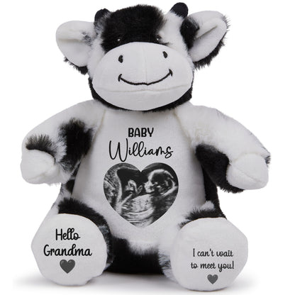 cow teddy personalised teddy bear