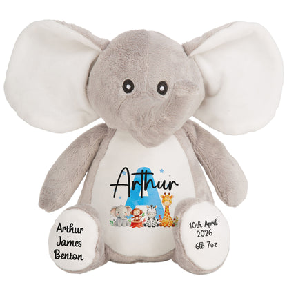 elephant teddy personalised teddy bear