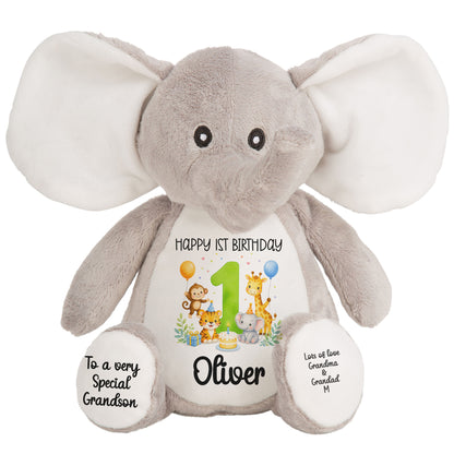 elephant teddy personalised teddy bear