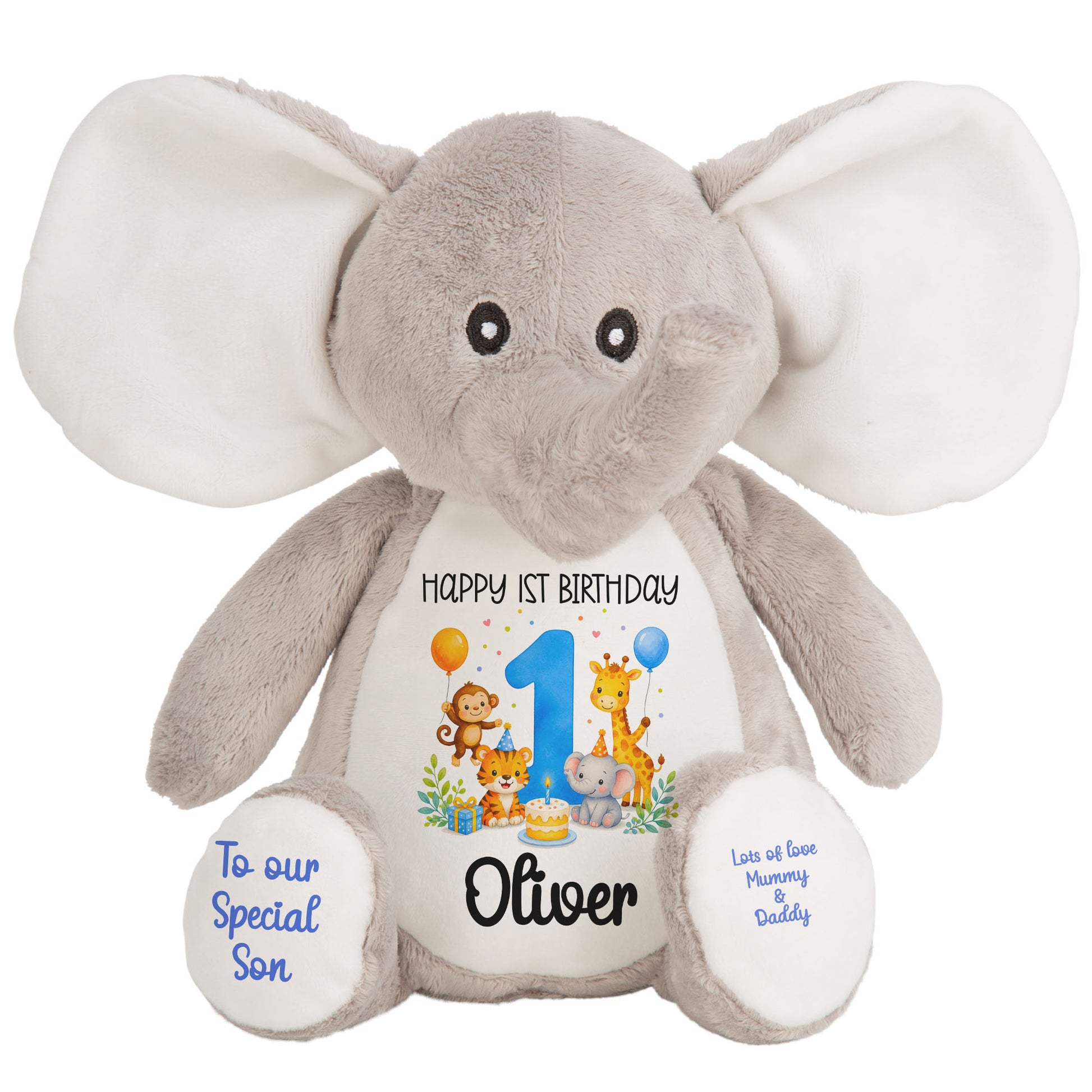 elephant teddy personalised teddy bear