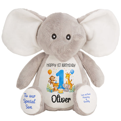 elephant teddy personalised teddy bear