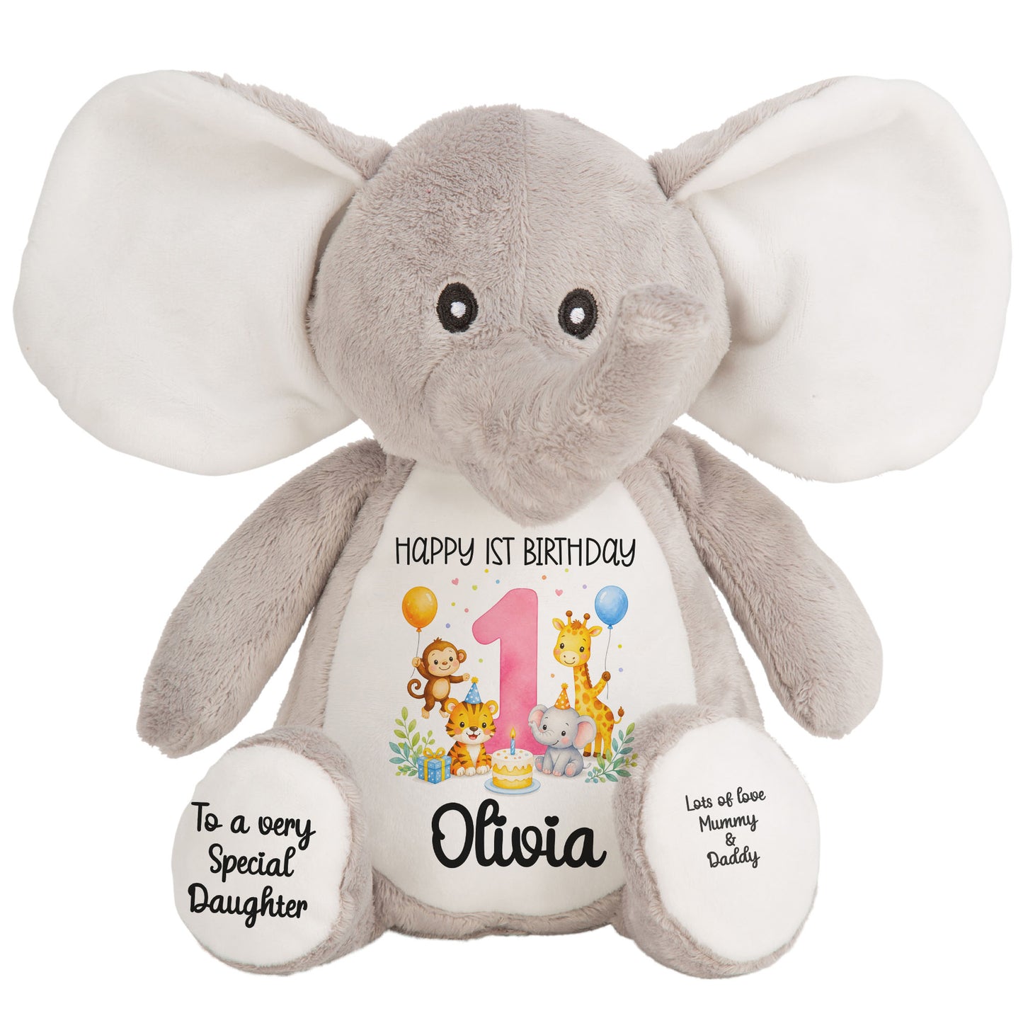 elephant teddy personalised teddy bear