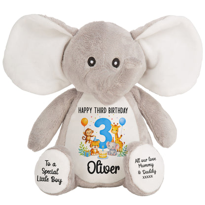 elephant teddy personalised teddy bear