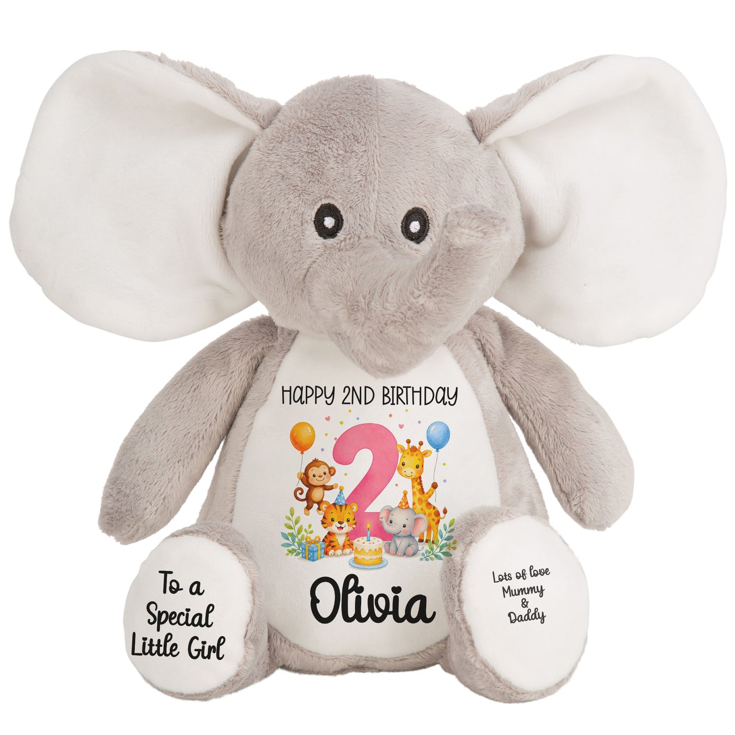 elephant teddy personalised teddy bear