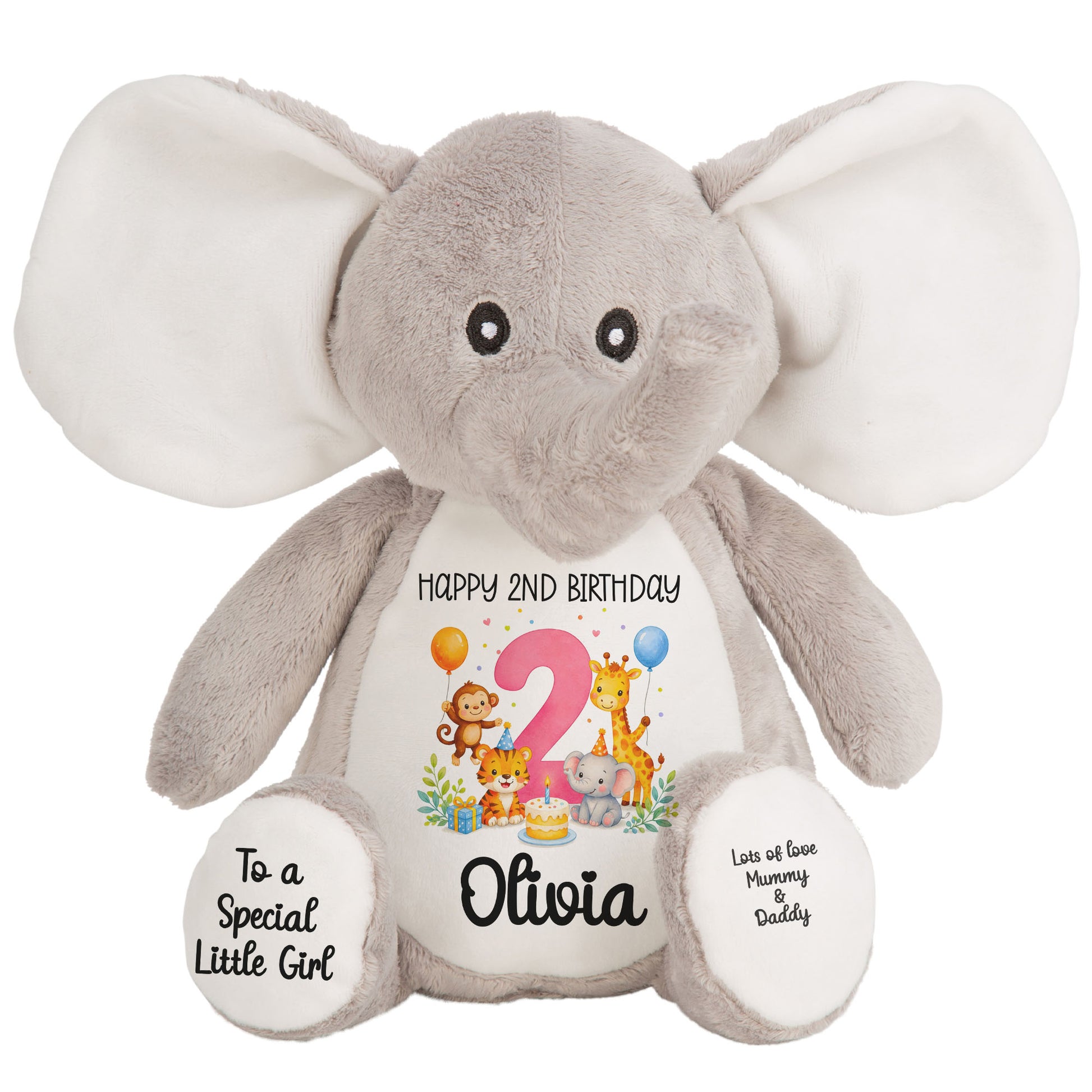 elephant teddy personalised teddy bear
