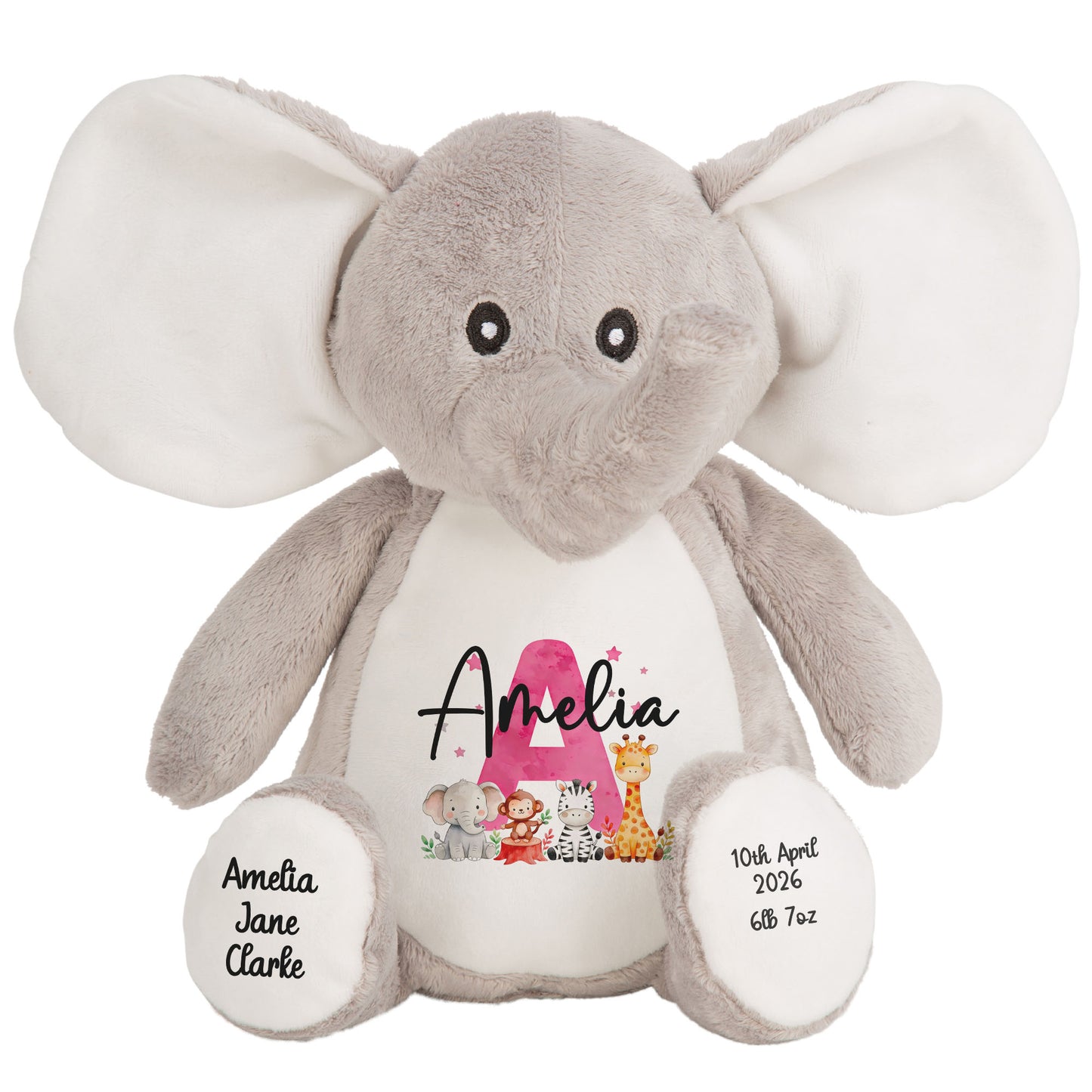 elephant teddy personalised teddy bear