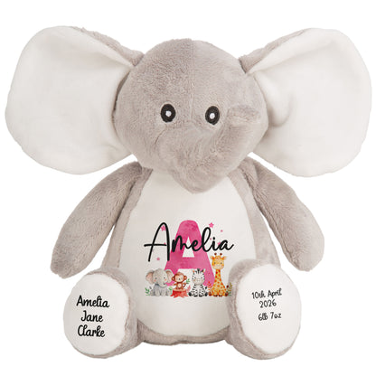 elephant teddy personalised teddy bear