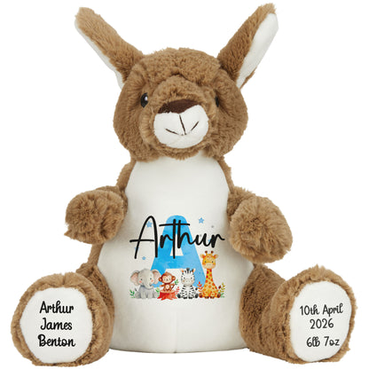 kangaroo teddy personalised teddy bear