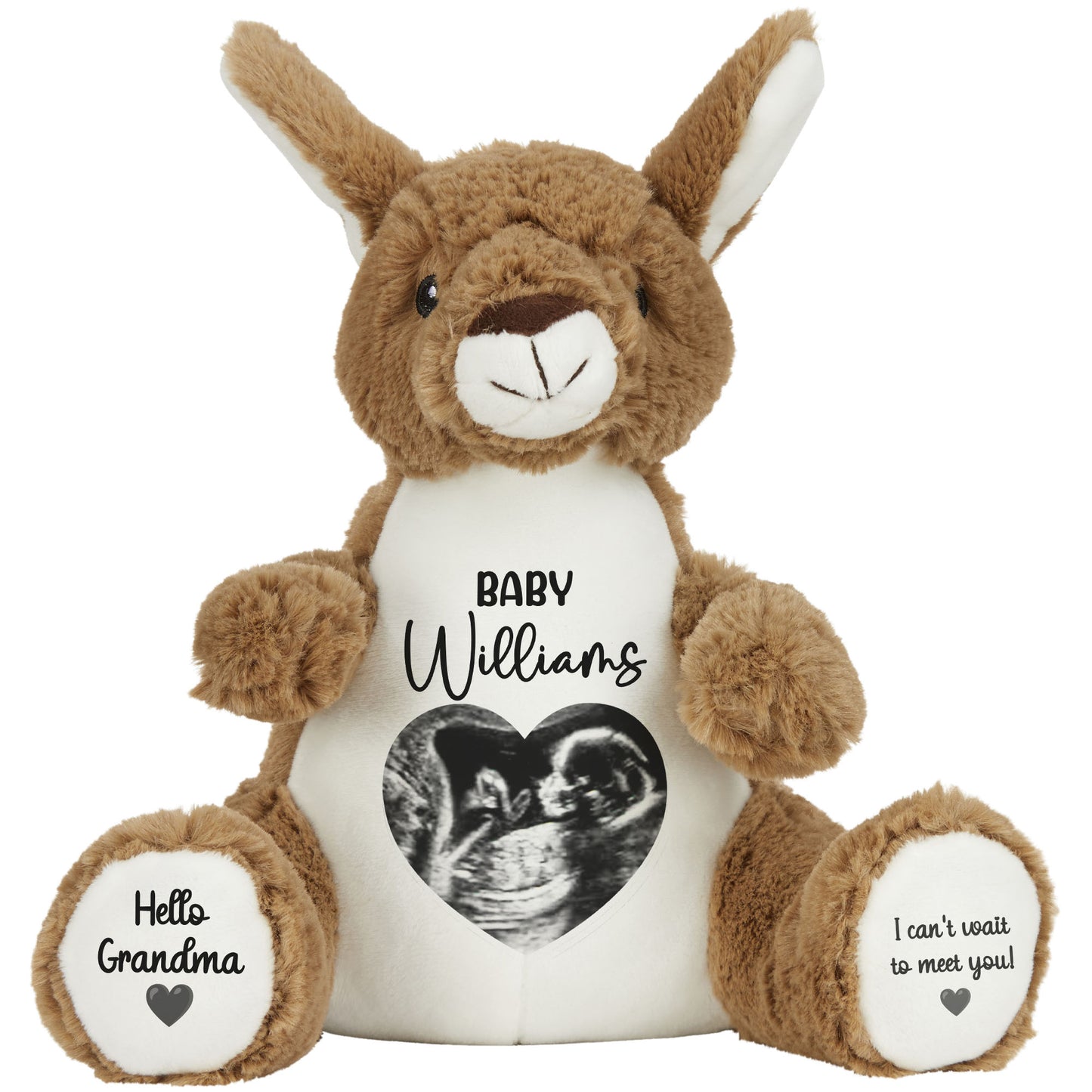 kangaroo teddy personalised teddy bear