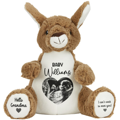 kangaroo teddy personalised teddy bear