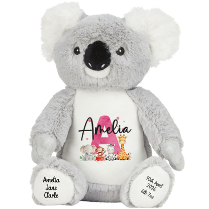 koala teddy personalised teddy bear