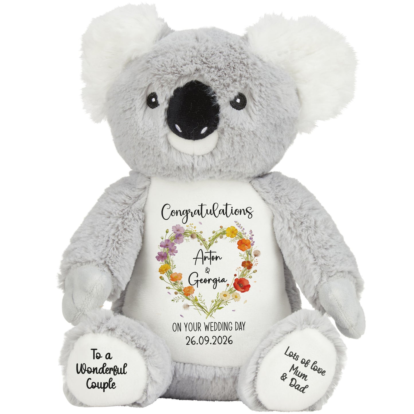 koala teddy personalised teddy bear