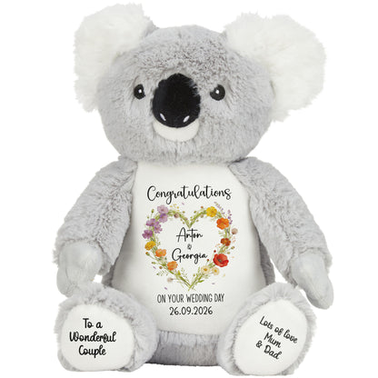 koala teddy personalised teddy bear