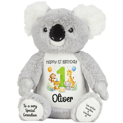 koala teddy personalised teddy bear