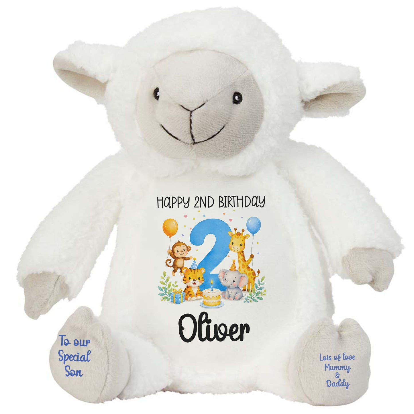 lamb teddy personalised teddy bear