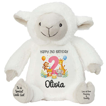 lamb teddy personalised teddy bear