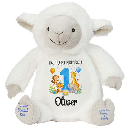 lamb teddy personalised teddy bear