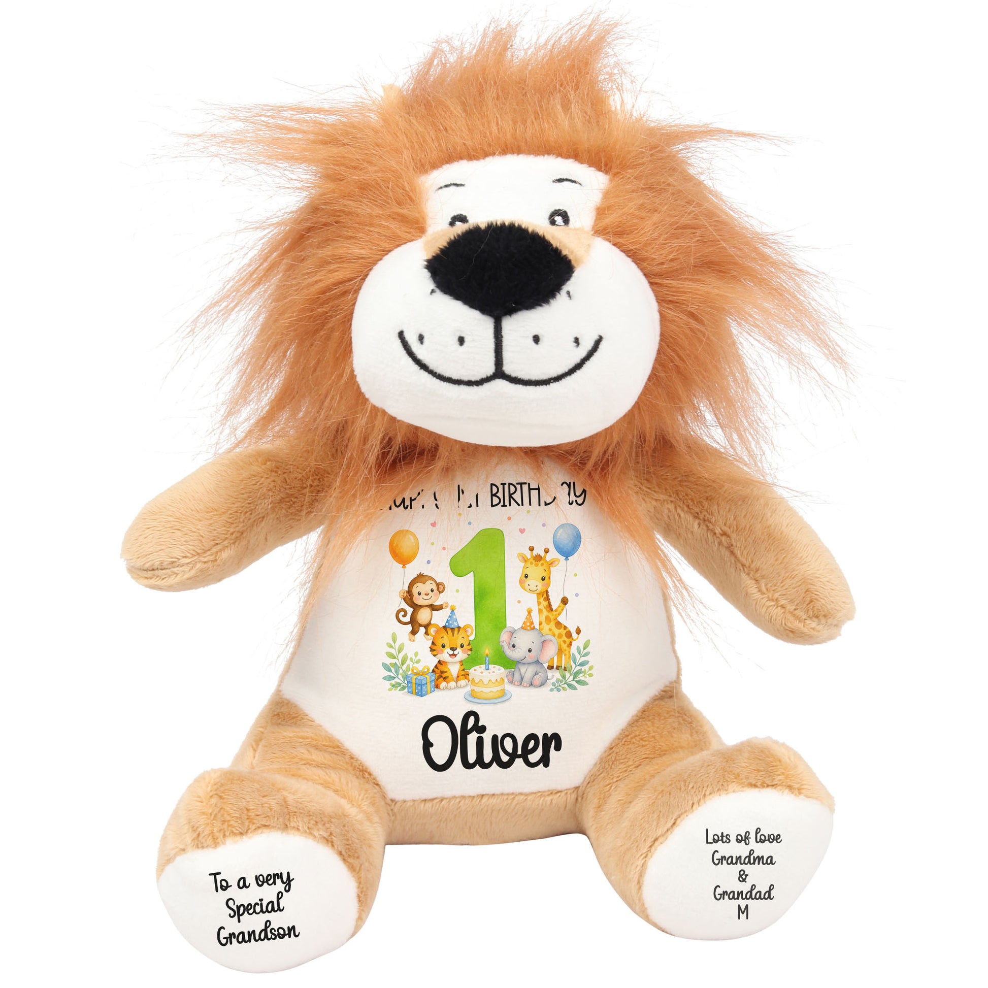 lion teddy personalised teddy bear