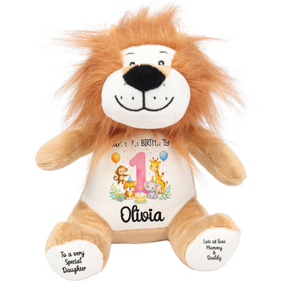 lion teddy personalised teddy bear