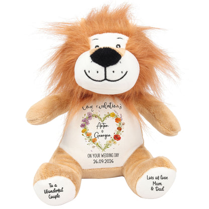 lion teddy personalised teddy bear