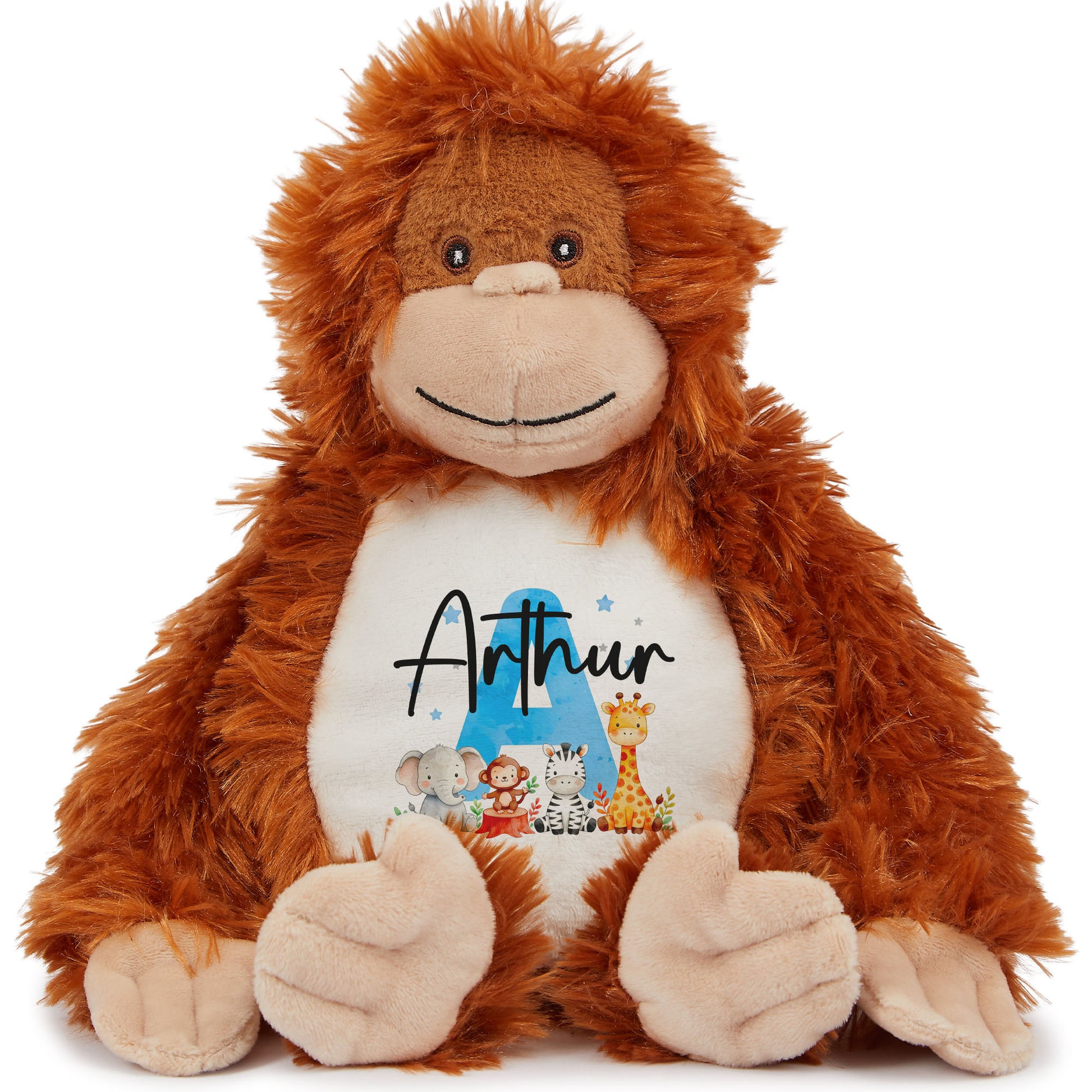 orangutan teddy personalised teddy bear