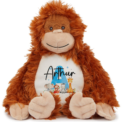 orangutan teddy personalised teddy bear