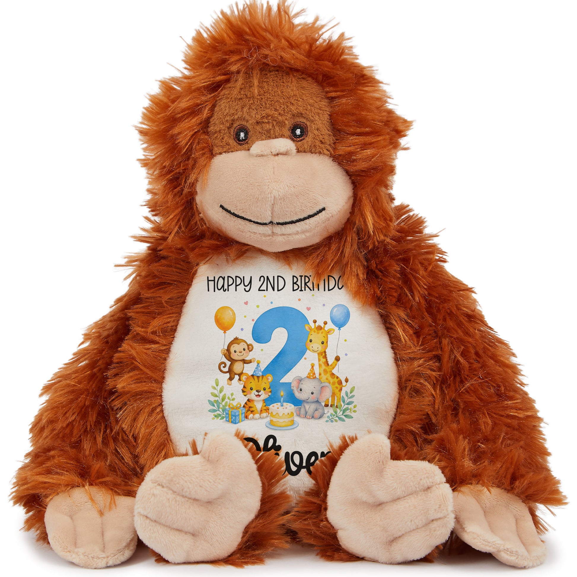orangutan teddy personalised teddy bear