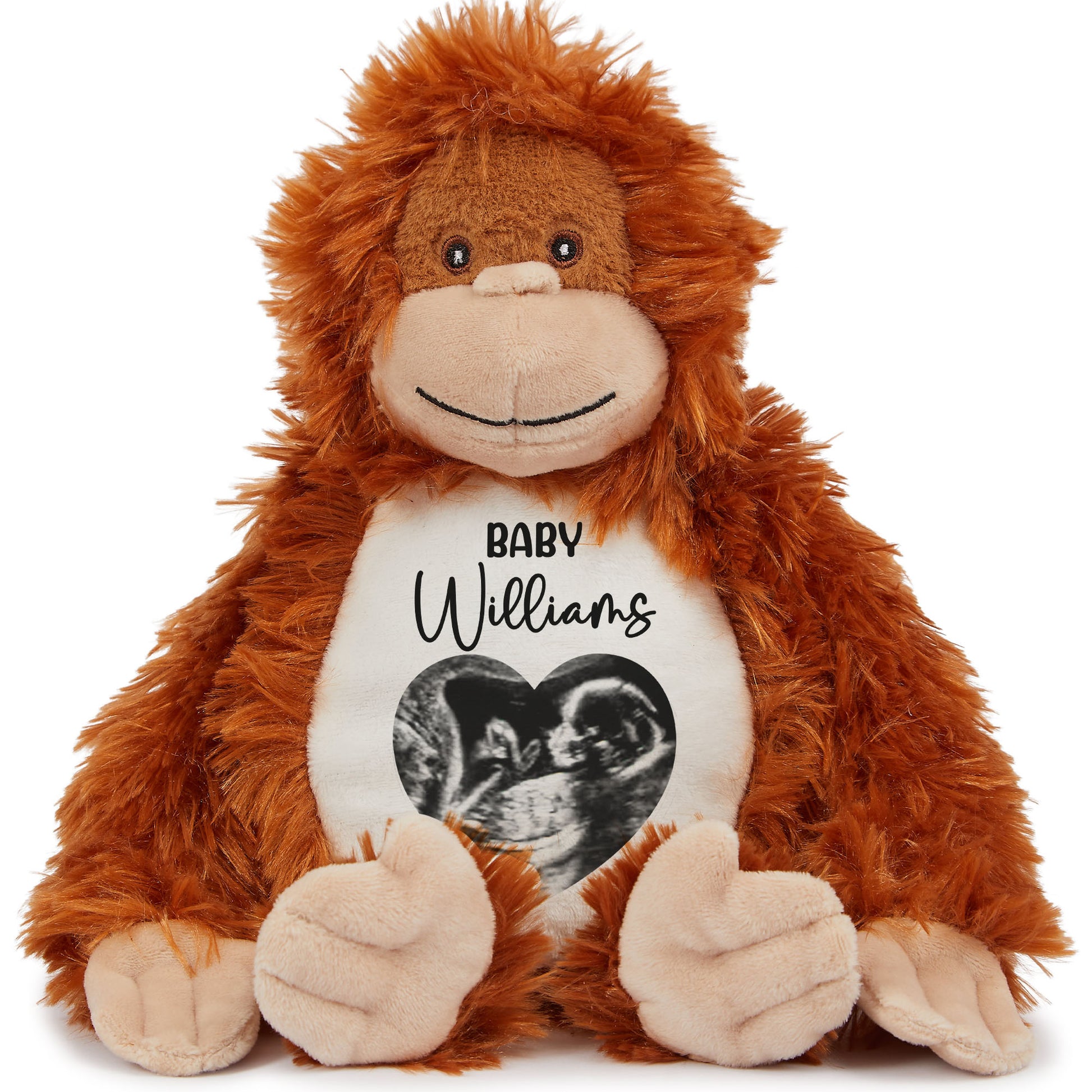 orangutan teddy personalised teddy bear