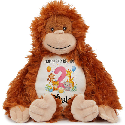 orangutan teddy personalised teddy bear