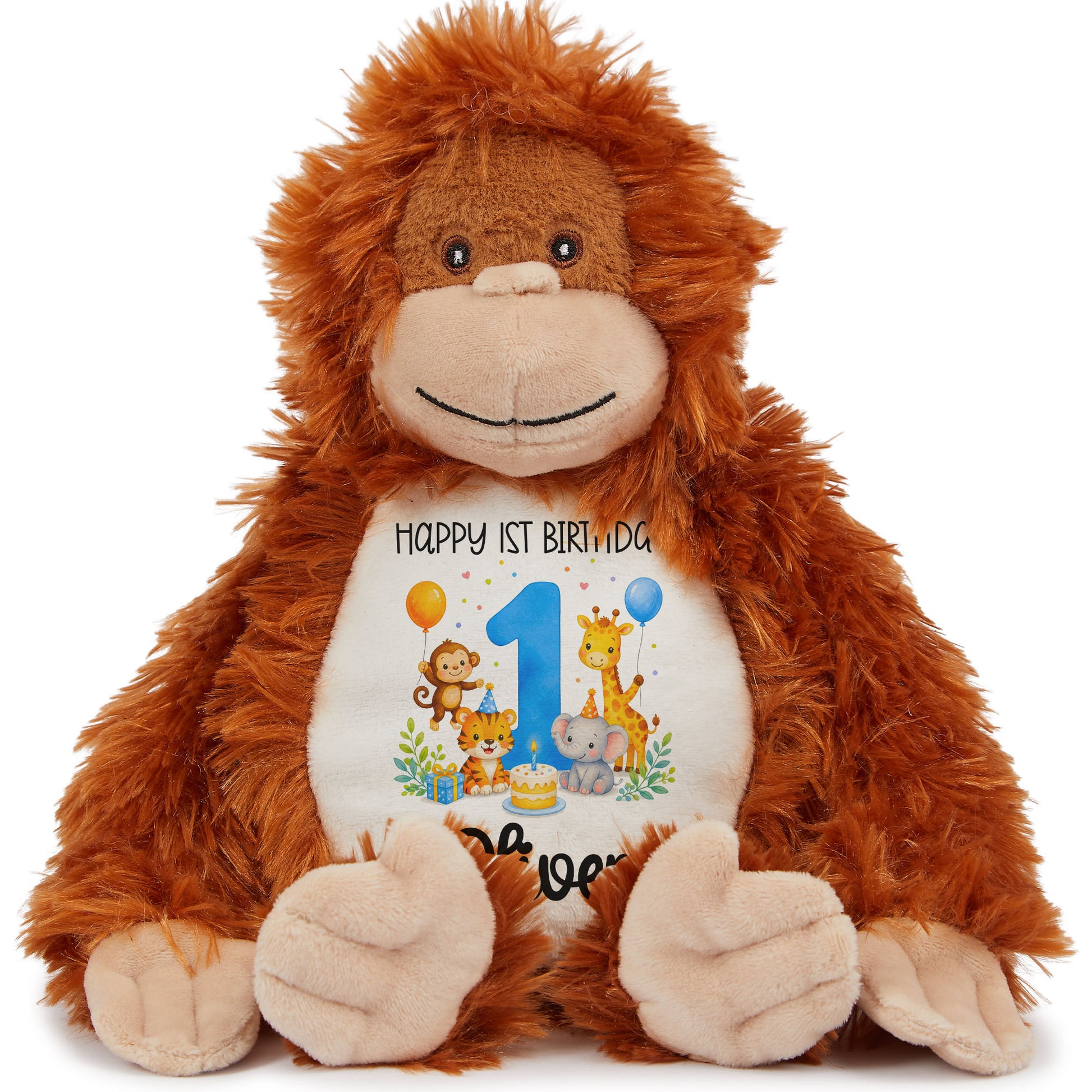 orangutan teddy personalised teddy bear