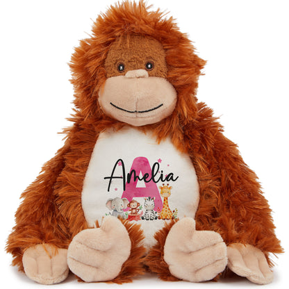 orangutan teddy personalised teddy bear