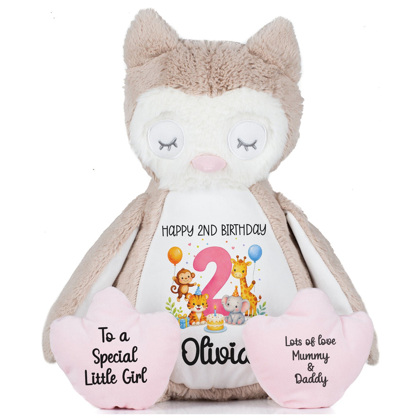 owl teddy personalised teddy bear