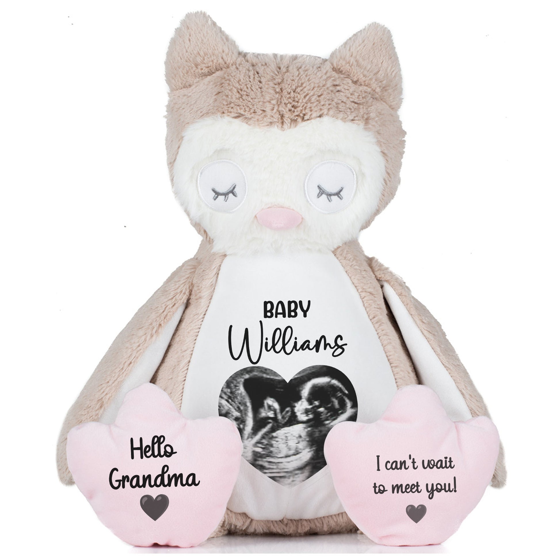 owl teddy personalised teddy bear