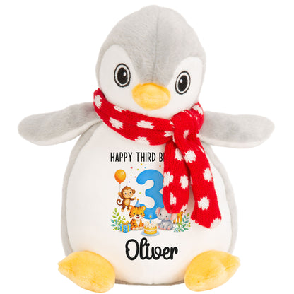penguin teddy personalised teddy bear